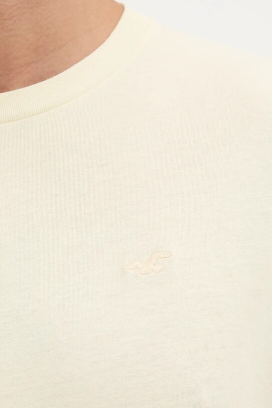 Hollister Co. t-shirt bawełniany KI324.5148.800 żółty