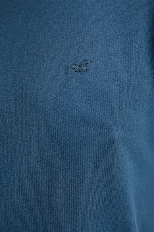 Hollister Co. tricou din bumbac KI324.5149.200 bleumarin