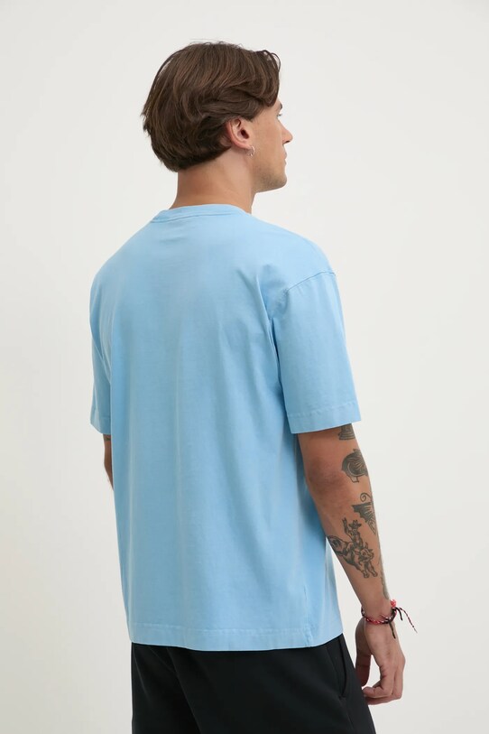 Oblečenie Bavlnené tričko Hollister Co. KI324.5205.221 modrá