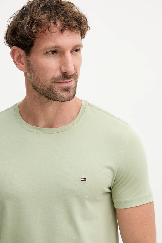 Μπλουζάκι Tommy Hilfiger πράσινο MW0MW10800.