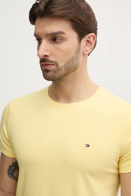 Tommy Hilfiger t-shirt żółty MW0MW10800.