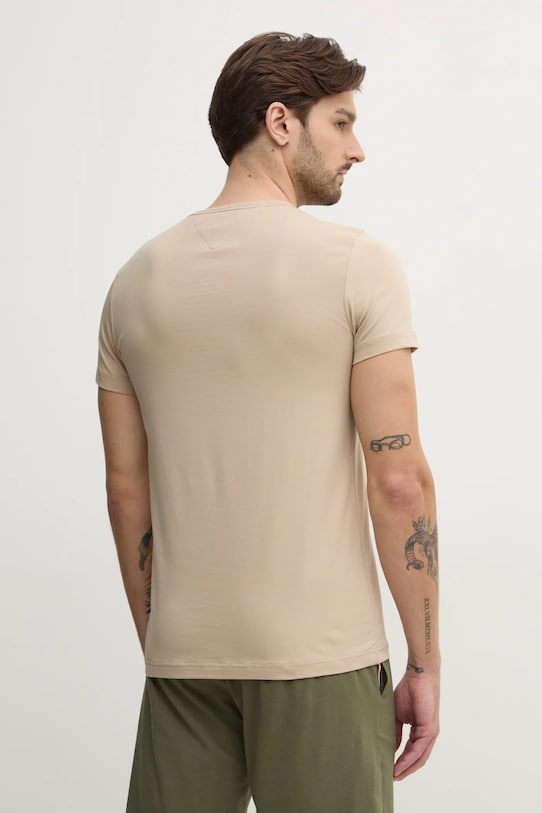 Odzież Tommy Hilfiger t-shirt MW0MW10800. beżowy