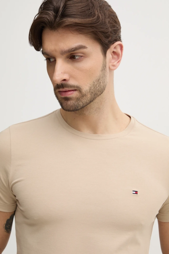 Tommy Hilfiger t-shirt beżowy MW0MW10800.