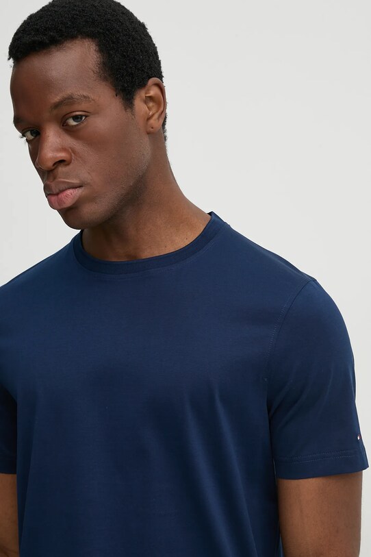 Tommy Hilfiger tricou din bumbac bleumarin MW0MW36657
