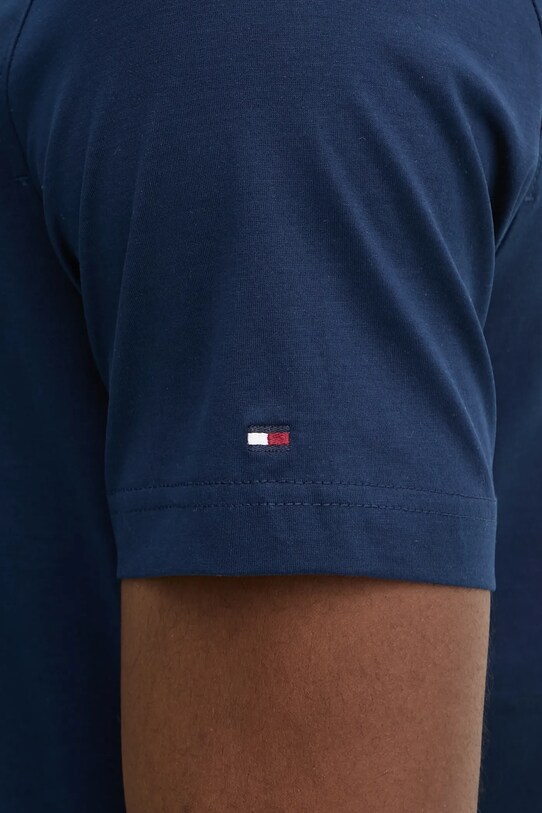 Бавовняна футболка Tommy Hilfiger MW0MW36657 темно-синій