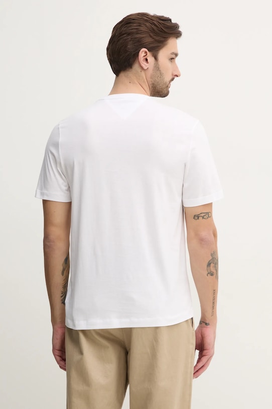 Odzież Tommy Hilfiger t-shirt bawełniany MW0MW38613 biały