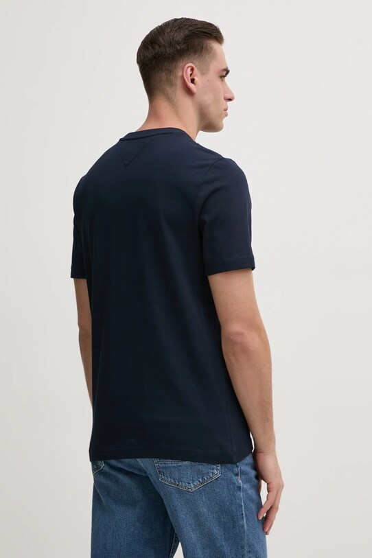 Îmbrăcăminte Tommy Hilfiger tricou din bumbac MW0MW38616 bleumarin