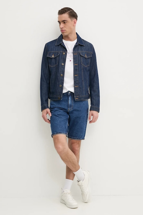 Хлопковая футболка Tommy Hilfiger MW0MW38621 белый SS25
