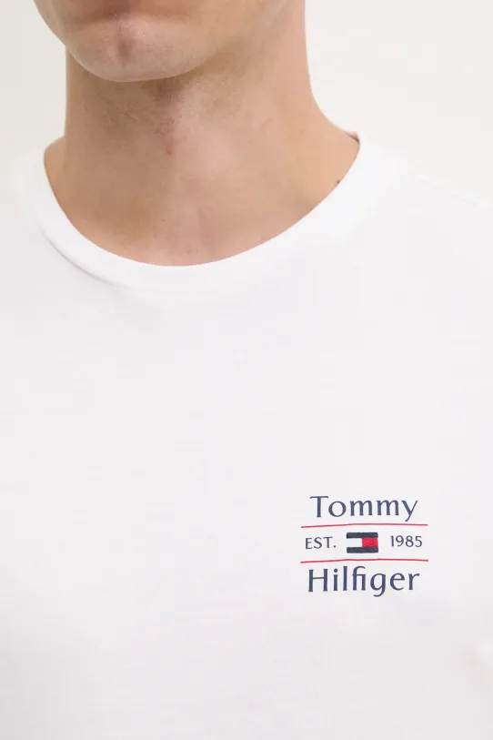 Tommy Hilfiger t-shirt bawełniany MW0MW38622 biały