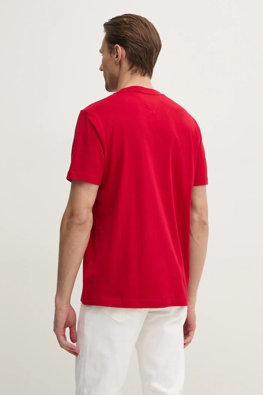 Îmbrăcăminte Tommy Hilfiger tricou din bumbac MW0MW38622 rosu