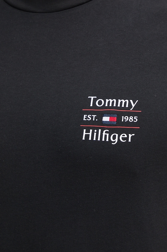 Tommy Hilfiger pamut póló MW0MW38622 fekete