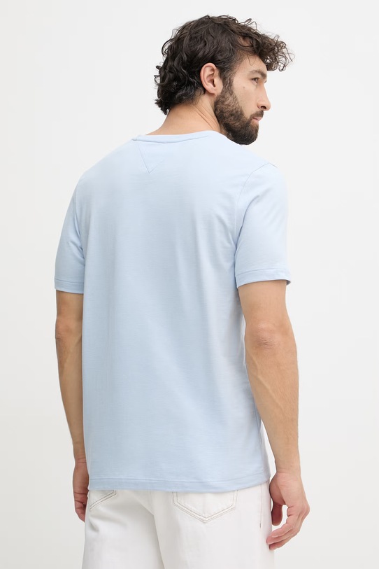 Ρούχα Tommy Hilfiger T-shirt ανδρικό βαμβακερό MW0MW39249 μπλε