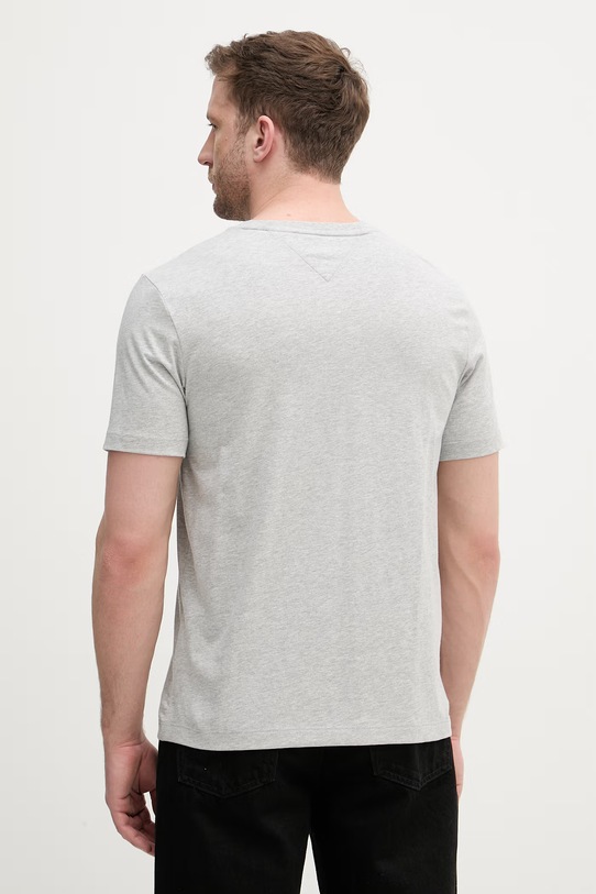 Ρούχα Tommy Hilfiger t-shirt ανδρικό βαμβακερό MW0MW39249 γκρί