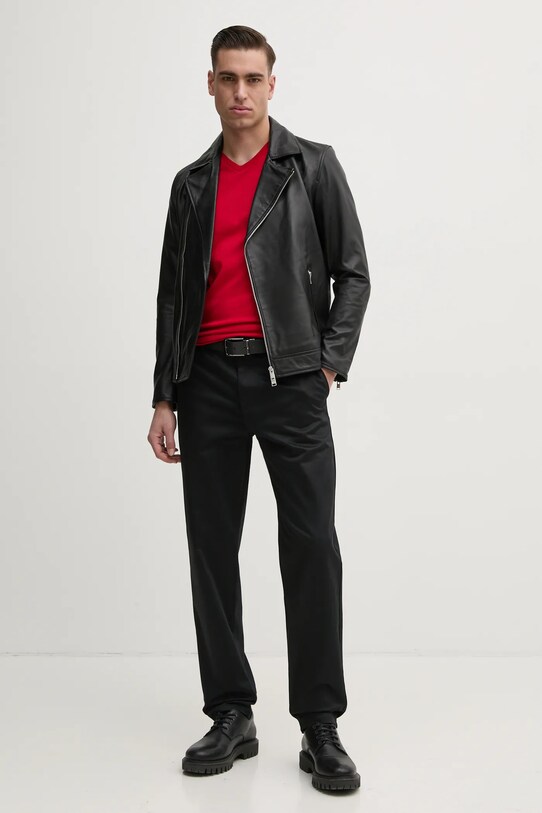 Tommy Hilfiger t-shirt bawełniany MW0MW39249 czerwony AW25