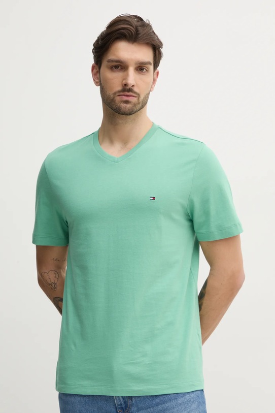 Tommy Hilfiger t-shirt in cotone verde MW0MW39249