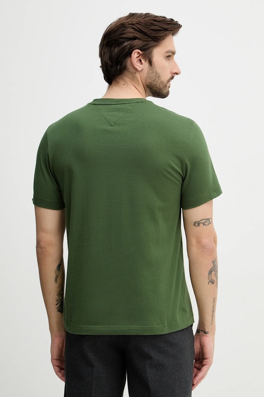 Odzież Tommy Hilfiger t-shirt bawełniany MW0MW39249 zielony