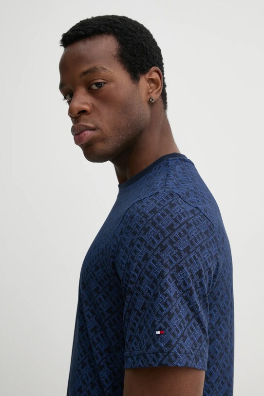 Памучна тениска Tommy Hilfiger стандартна тъмносин MW0MW39251