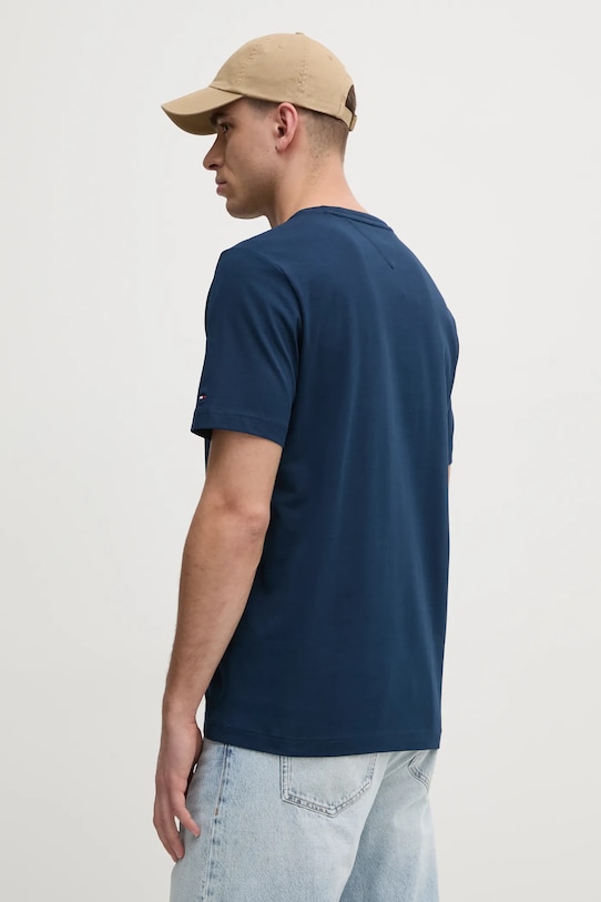 Odzież Tommy Hilfiger t-shirt bawełniany MW0MW38628 granatowy