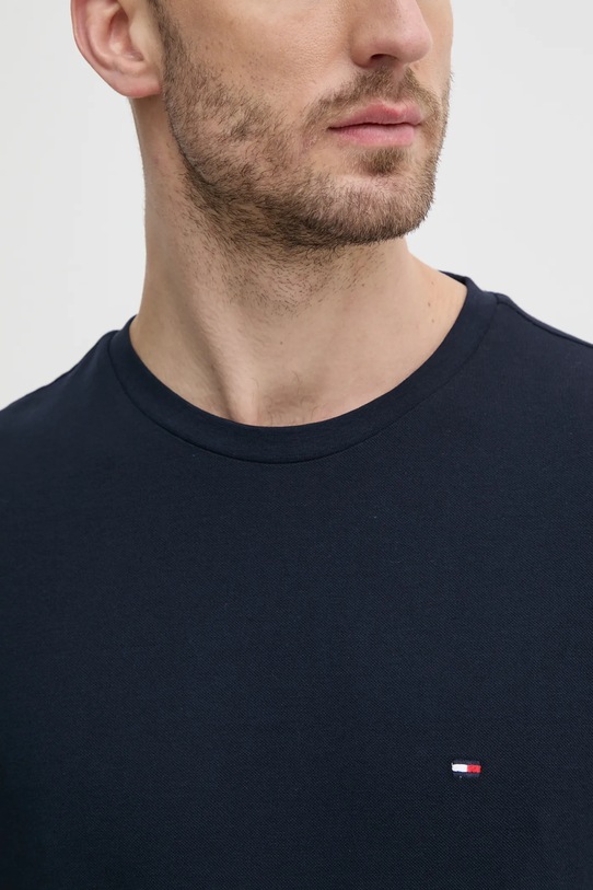 Tommy Hilfiger t-shirt bawełniany MW0MW38630 granatowy