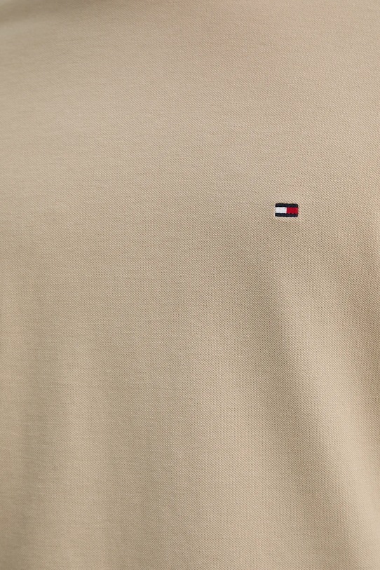 Tommy Hilfiger t-shirt bawełniany MW0MW38630 beżowy