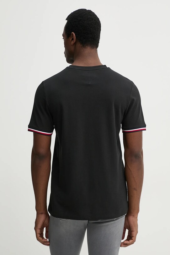 Одяг Бавовняна футболка Tommy Hilfiger MW0MW38630 чорний