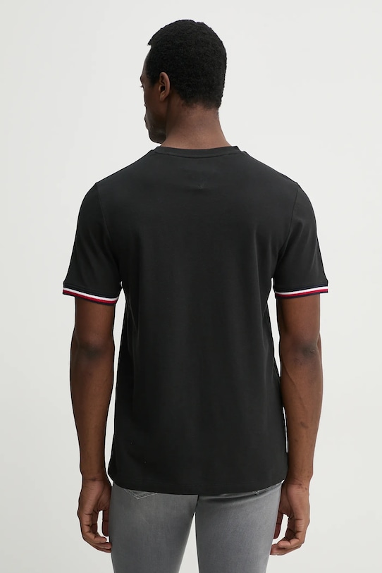 Îmbrăcăminte Tommy Hilfiger tricou din bumbac MW0MW38630 negru