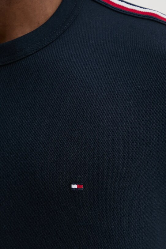 Бавовняна футболка Tommy Hilfiger MW0MW38632 темно-синій