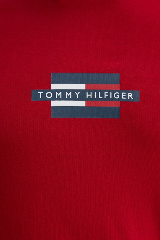 Bavlněné tričko Tommy Hilfiger MW0MW38636 červená