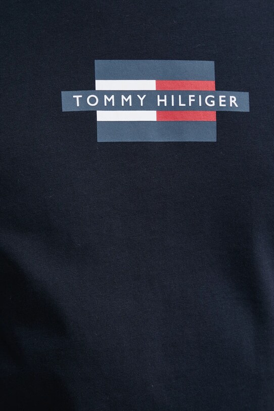 Tommy Hilfiger t-shirt bawełniany MW0MW38636 granatowy