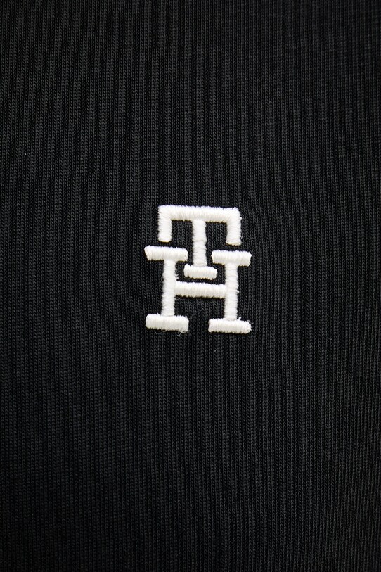 Bavlněné tričko Tommy Hilfiger černá MW0MW39256