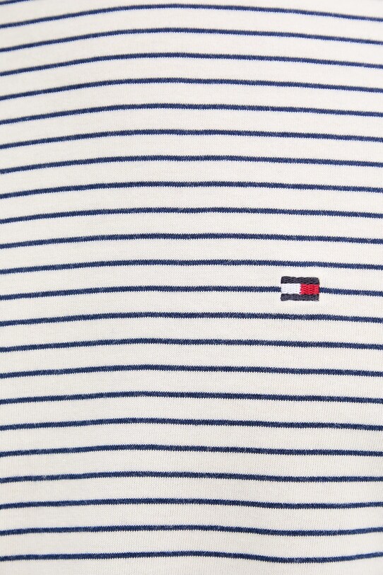 Βαμβακερό μπλουζάκι Tommy Hilfiger μπεζ MW0MW39995