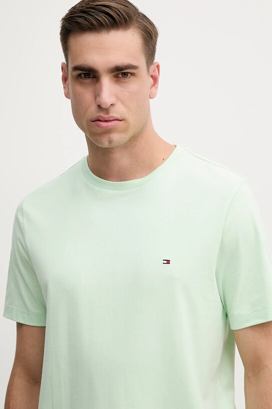 Îmbrăcăminte Tommy Hilfiger tricou din bumbac MW0MW39995 verde