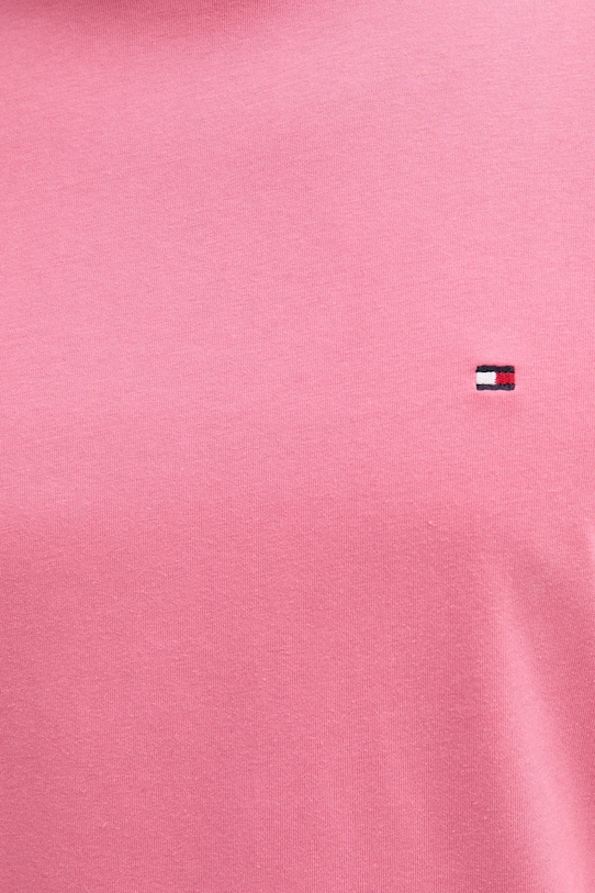 Tommy Hilfiger tricou din bumbac roz MW0MW39995