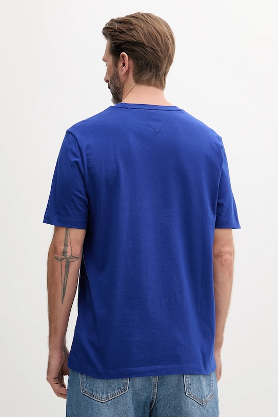 Bavlněné tričko Tommy Hilfiger MW0MW39995 námořnická modř AW25