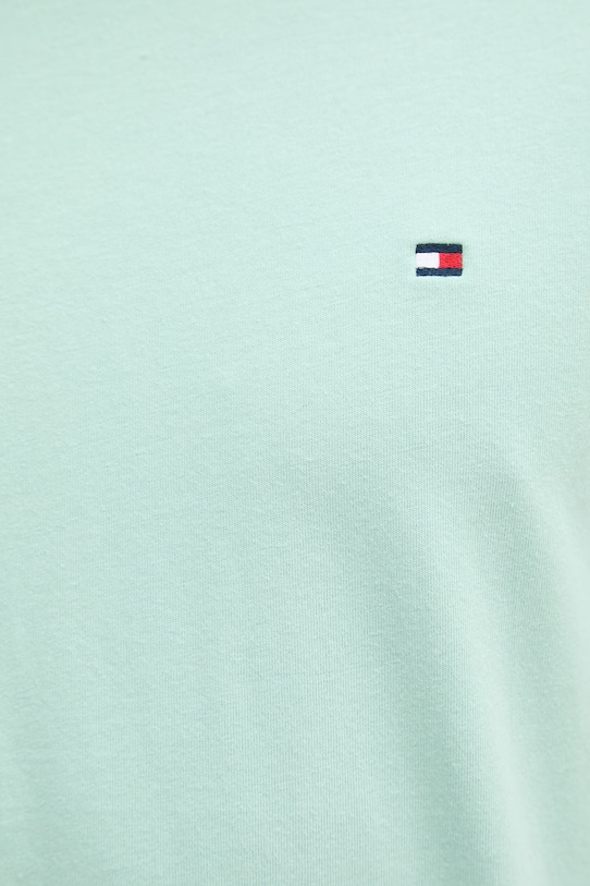 Tommy Hilfiger t-shirt ανδρικό βαμβακερό MW0MW39995 τιρκουάζ