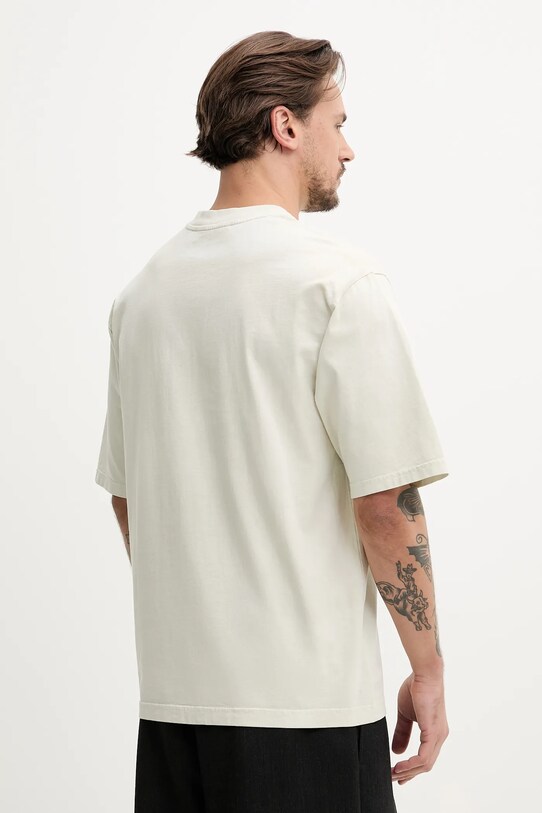Odzież A-COLD-WALL* t-shirt bawełniany ACWMTS214 beżowy