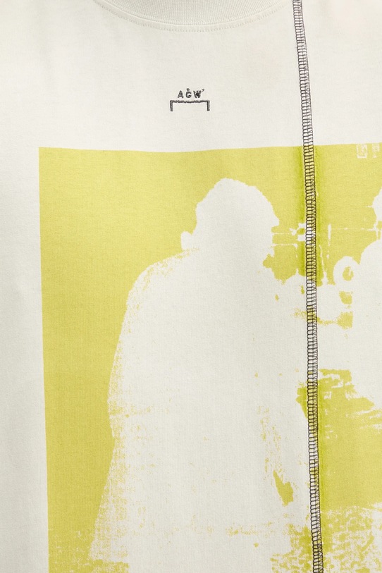 Памучна тениска A-COLD-WALL* ACWMTS214 бежов