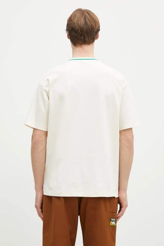 Abbigliamento Drôle de Monsieur t-shirt in cotone Le T-Shirt Slogan Sport F.TS189.CO002.CM beige