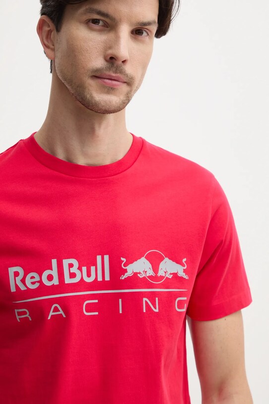 Бавовняна футболка Red Bull Racing x Pepe Jeans LOGO TEE червоний RM500016