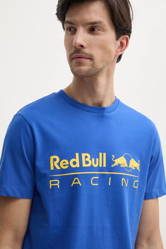 Red Bull Racing x Pepe Jeans pamut póló LOGO TEE lila RM500016