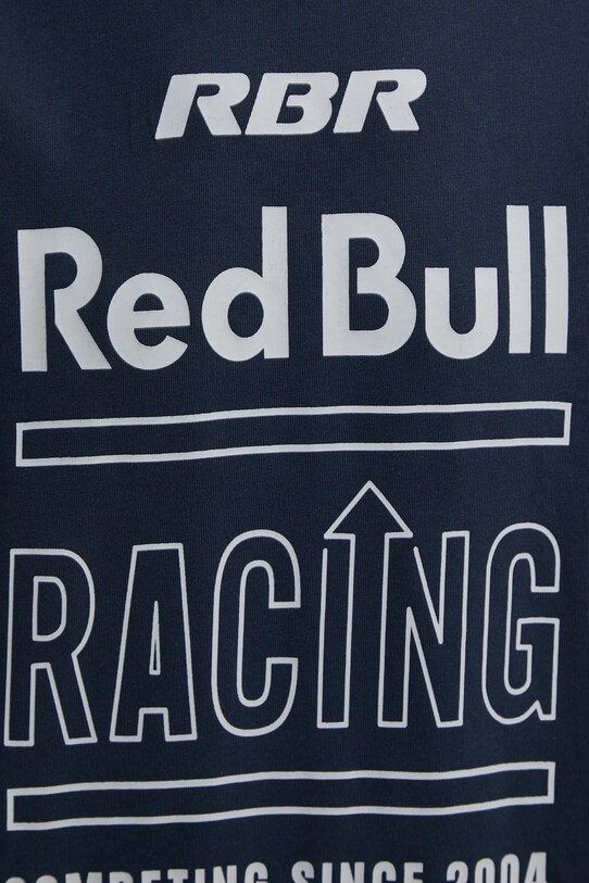 Red Bull Racing x Pepe Jeans tricou din bumbac RACING HISTORY TEE RM500020 bleumarin