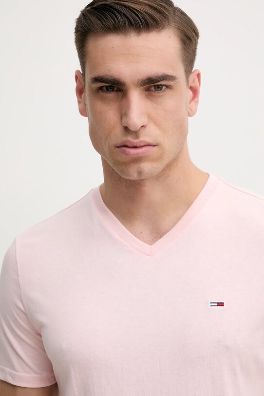 Îmbrăcăminte Tommy Jeans tricou DM0DM20364 roz