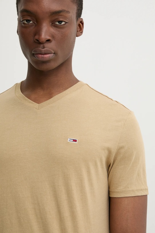 Tommy Jeans tricou verde DM0DM20364