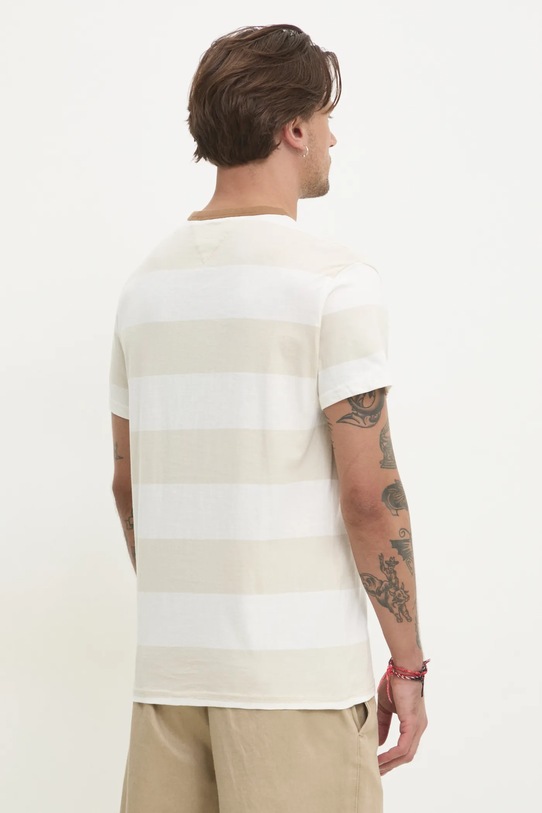 Îmbrăcăminte Tommy Jeans tricou din bumbac DM0DM20766 alb