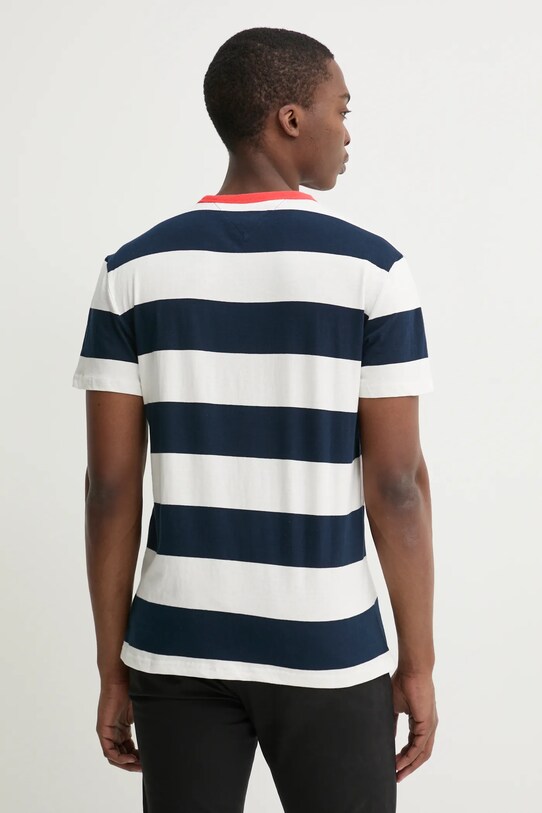 Odzież Tommy Jeans t-shirt bawełniany DM0DM20766 granatowy