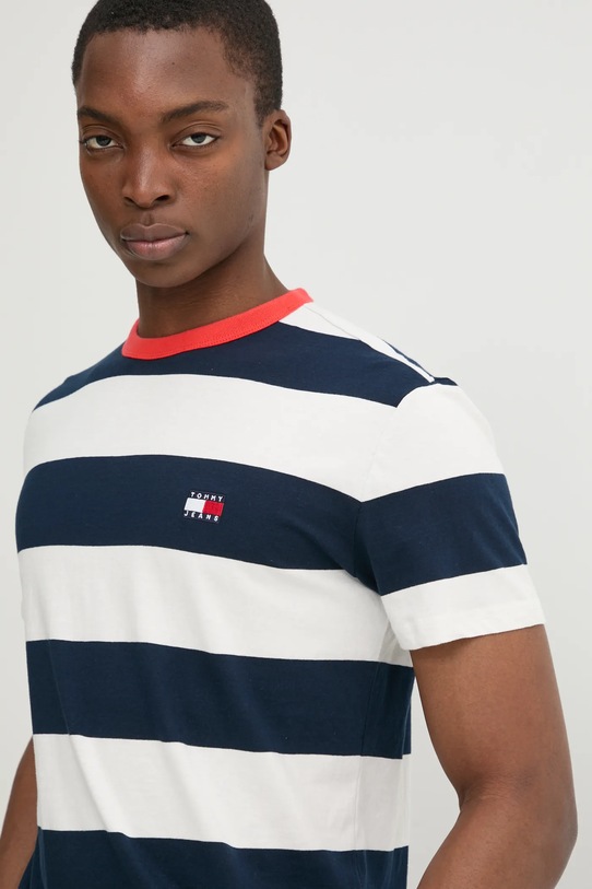 Tommy Jeans t-shirt bawełniany granatowy DM0DM20766