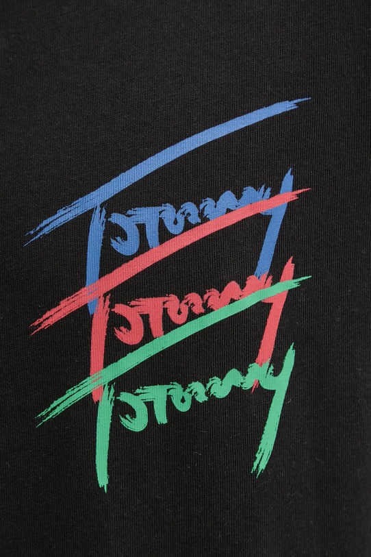 Tommy Jeans tricou din bumbac DM0DM20771 negru