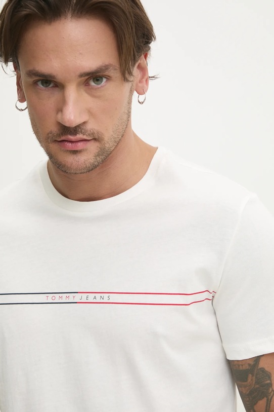 Μπλουζάκι Tommy Jeans λευκό DM0DM20779