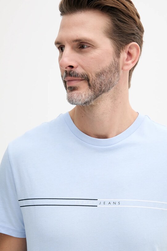 Îmbrăcăminte Tommy Jeans tricou DM0DM20779 albastru