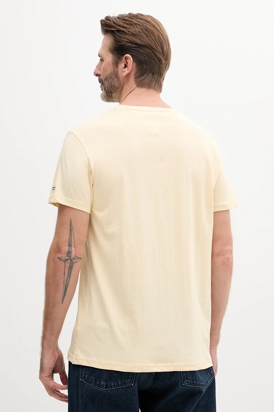 Tommy Jeans t-shirt DM0DM20779 żółty SS25